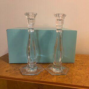 Tiffany & Co. Set of 2 Candle sticks with box